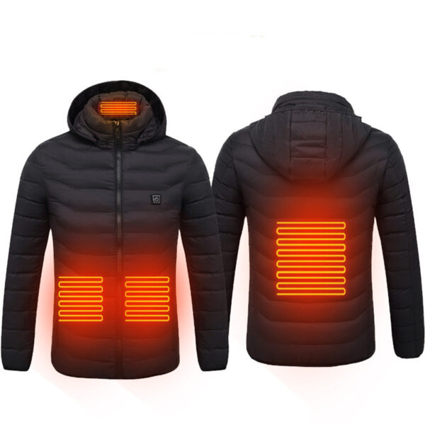 New Heated Jacket Coat USB Electric Jacket Cotton Coat Heater Thermal Clothing Heating Vest Men's Clothes Winter - Image 7