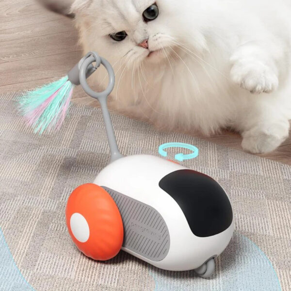 Remote Control Interactive Cat Car Toy USB Charging Chasing Automatic Self-moving Remote Smart Control Car Interactive Cat Toy Pet Products - Image 6