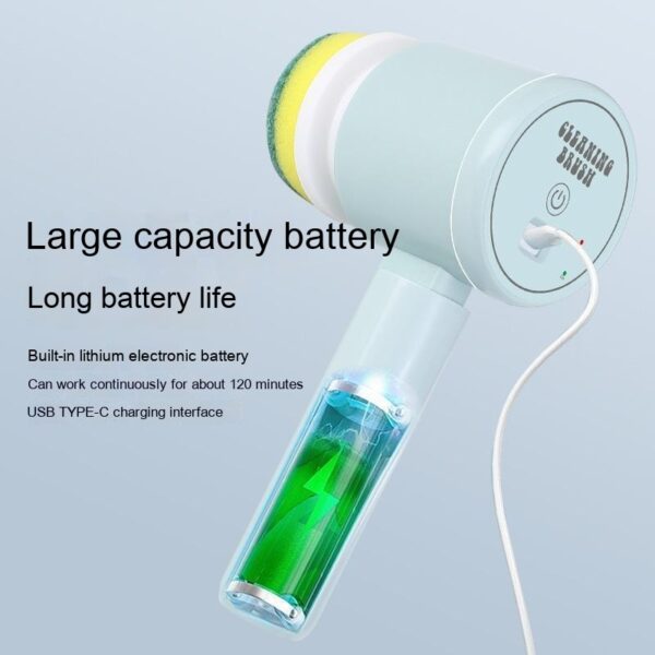 Handheld Multifunctional Electric Floor Cleaning Brush - Image 2