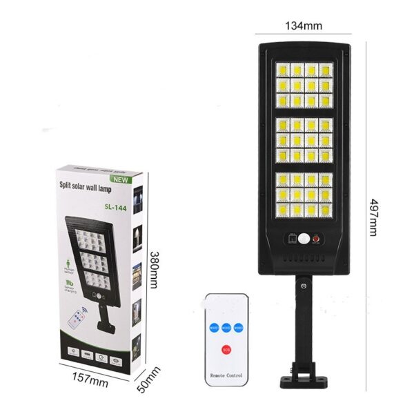 Outdoor Solar LED Wall Human Body Induction Small Street Lamp - Image 2