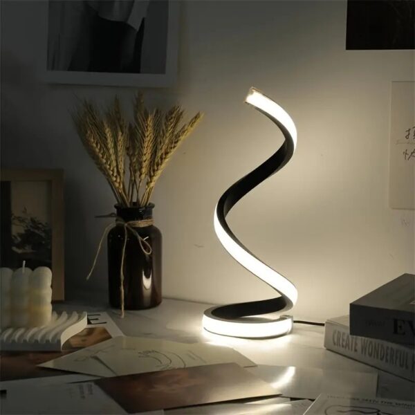 Circle LED Desktop Modern Three-in-one USB Power Table Lamp Decorative Lamp - Image 5