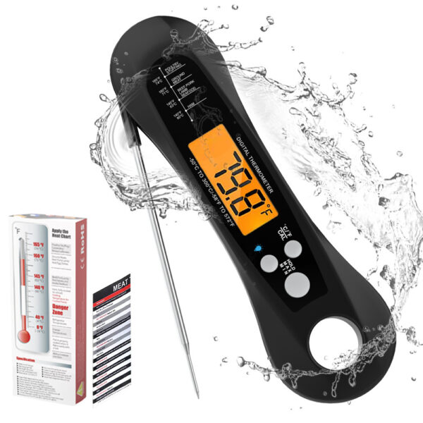 Kitchen Waterproof Folding Electronic Oven Thermometer - Image 4