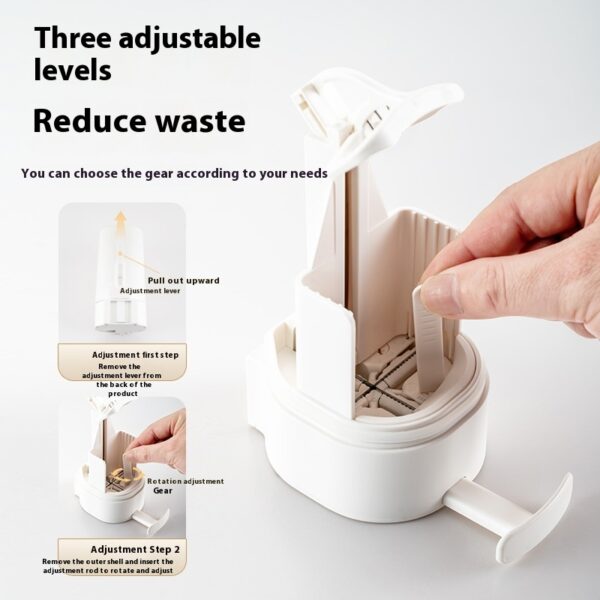 Soap Grinder Dispenser Soap Box Wall Mounted Dry Organizer Box Soap Powder Grinding Box For Restaurant Kitchen Office Gyms Hotel - Image 2