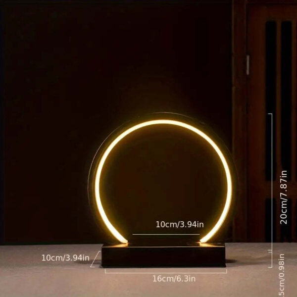 New Chinese Style Creative Zen Decoration Home Backflow Incense Living Room LED Lamp Ring - Image 10