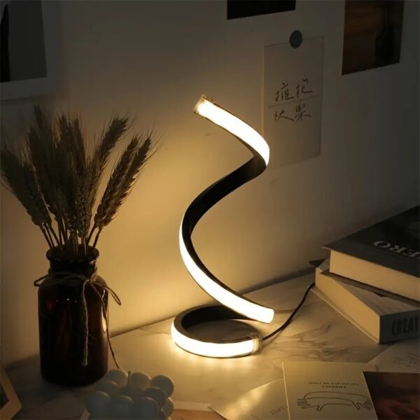 Circle LED Desktop Modern Three-in-one USB Power Table Lamp Decorative Lamp - Image 4