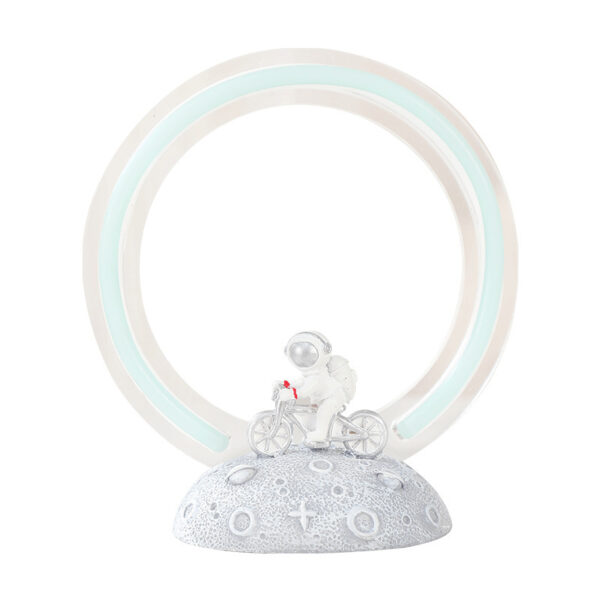 Creative Halo Knight Night Light Cycling Astronaut Decoration - Image 3