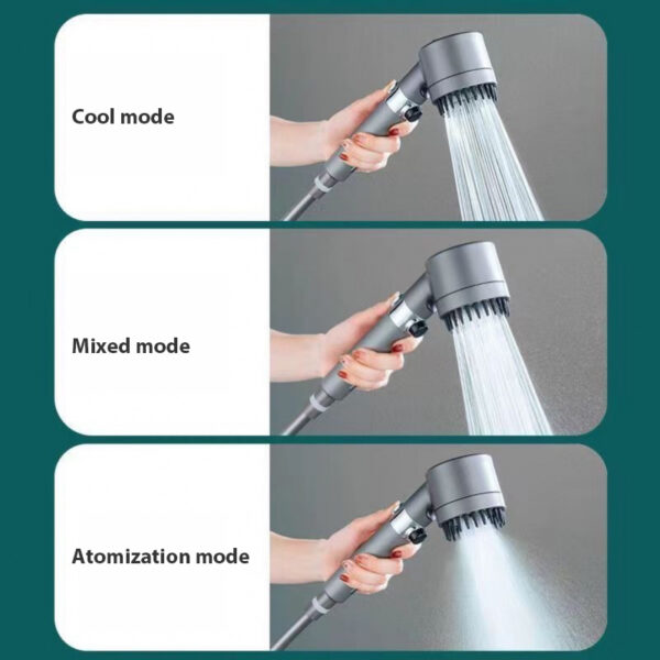 3 Modes Shower Head High Pressure Showerhead Portable Filter Rainfall Faucet Tap Bathroom Bath Home Innovative Accessories - Image 7