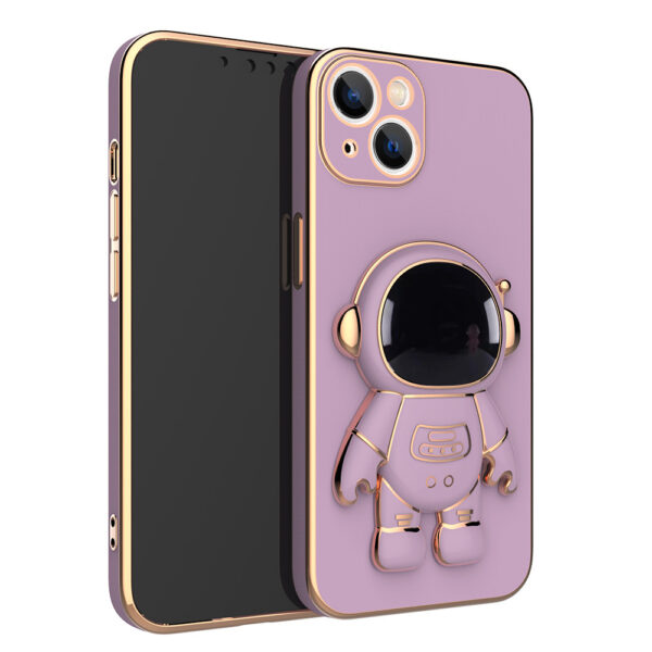 Self-contained Lens Film Mobile Phone Case Electroplating Bracket Protective Cover - Image 6