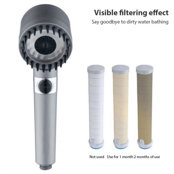 3 Modes Shower Head High Pressure Showerhead Portable Filter Rainfall Faucet Tap Bathroom Bath Home Innovative Accessories - Image 3